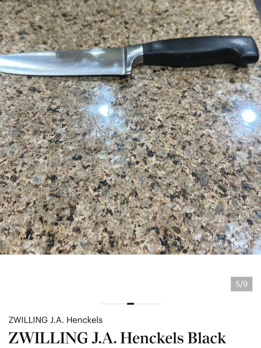 ZWILLING J.A. Henckels Stainless Steel Knife , 6inch - Picture 3 of 9